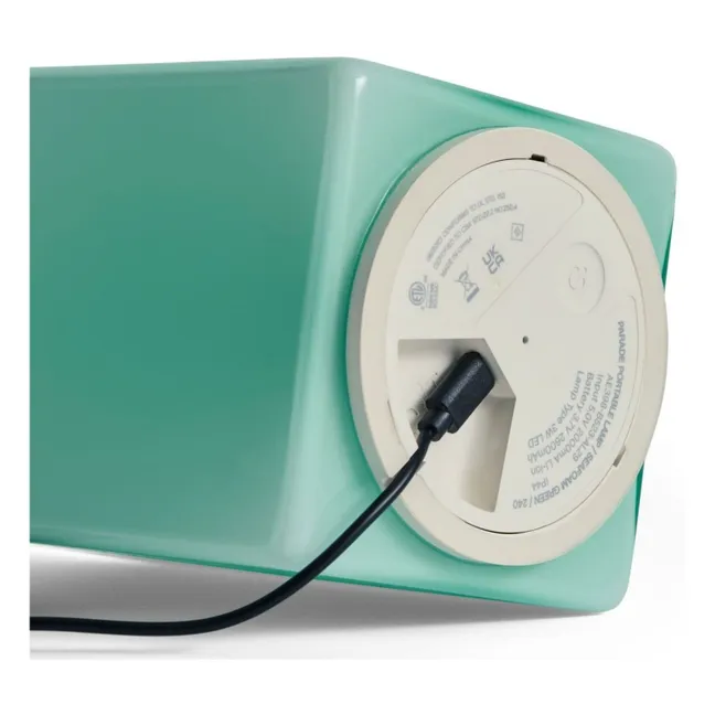Lampe à poser Parade sans fil | Turquoise