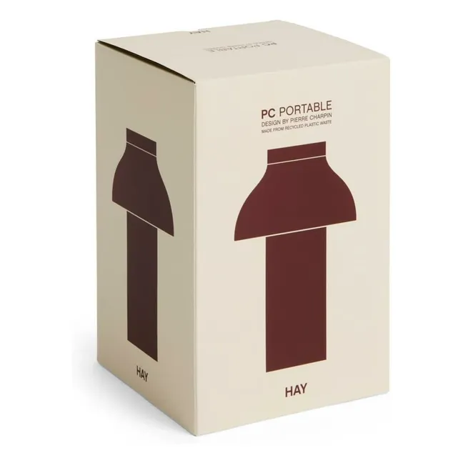 PC No 2 cordless table lamp | Brick red