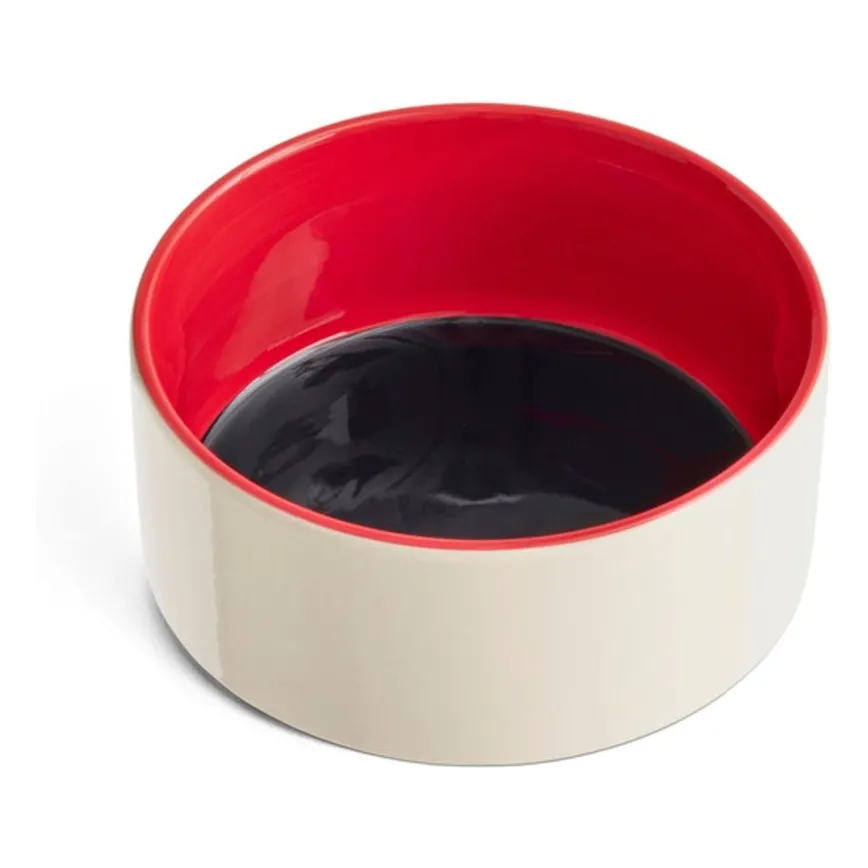 Hay Beige Dog Bowl