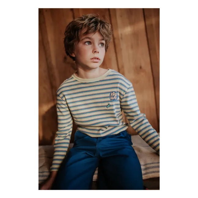 Pavel-T-Shirt | Blau