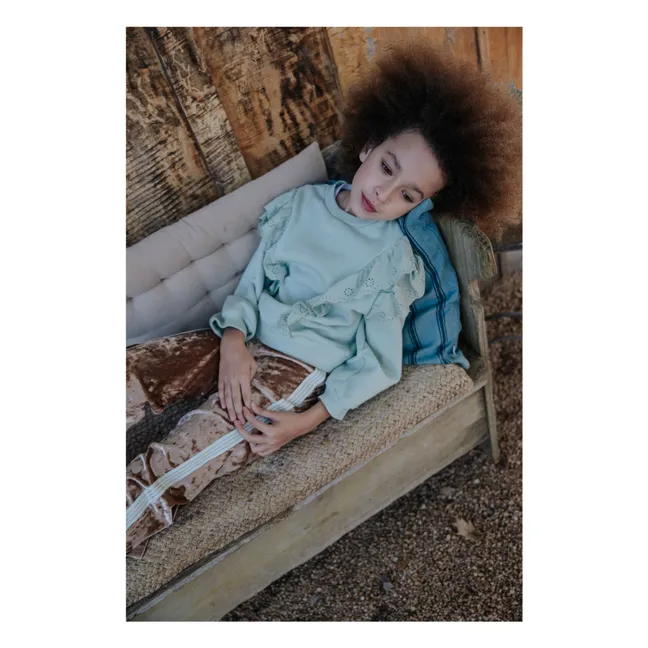 Amalia sweatshirt | Green water