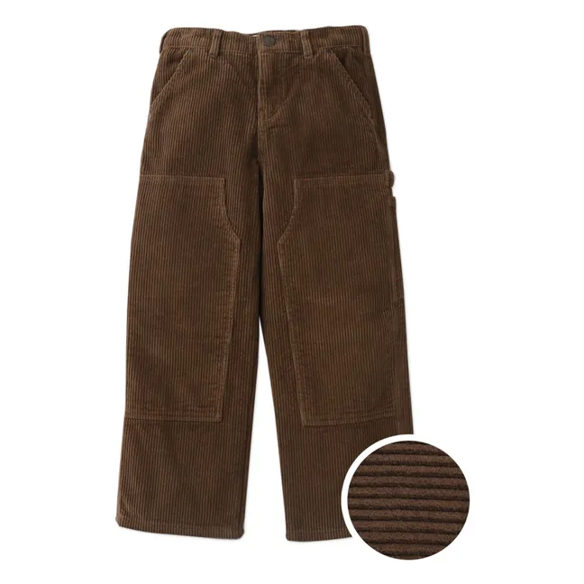 Pantalon Nicholson Velours Côtelé | Marron