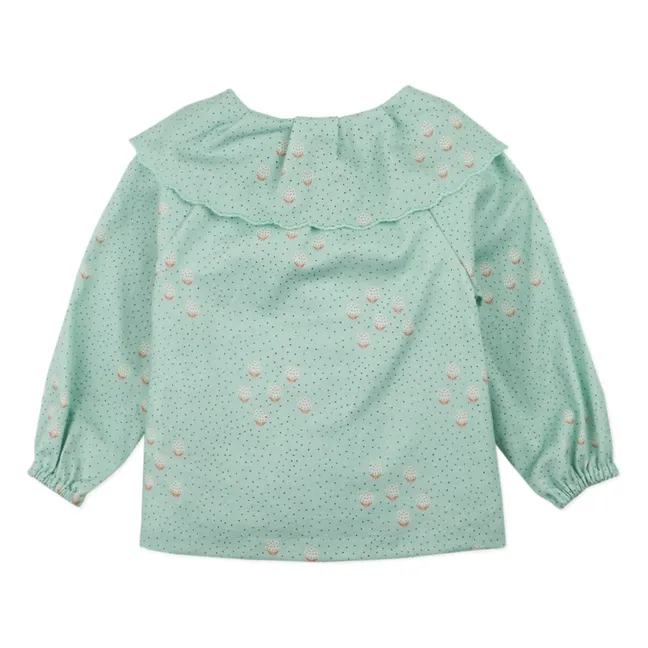 Blusa Elba | Verde agua