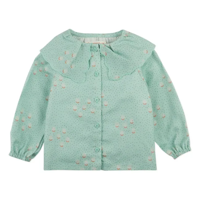 Elba blouse | Green water