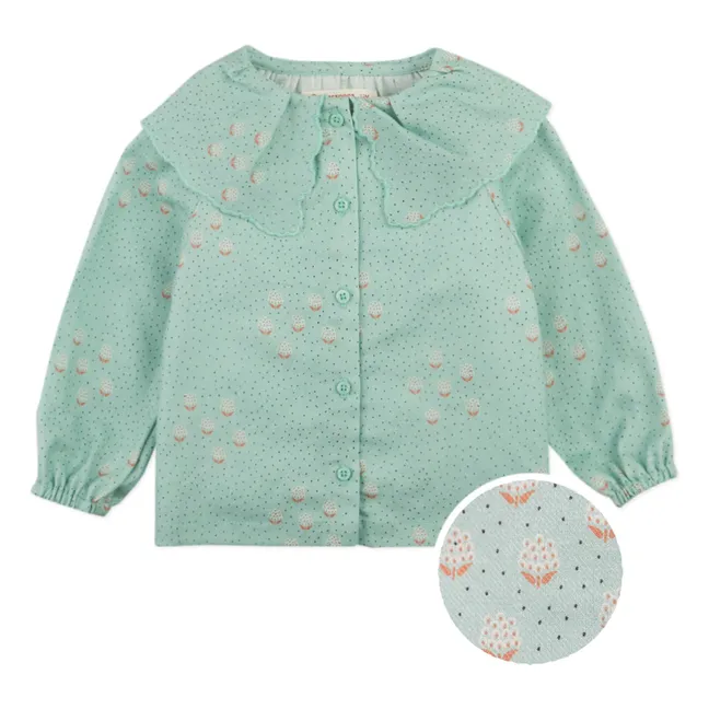 Blusa Elba | Verde agua