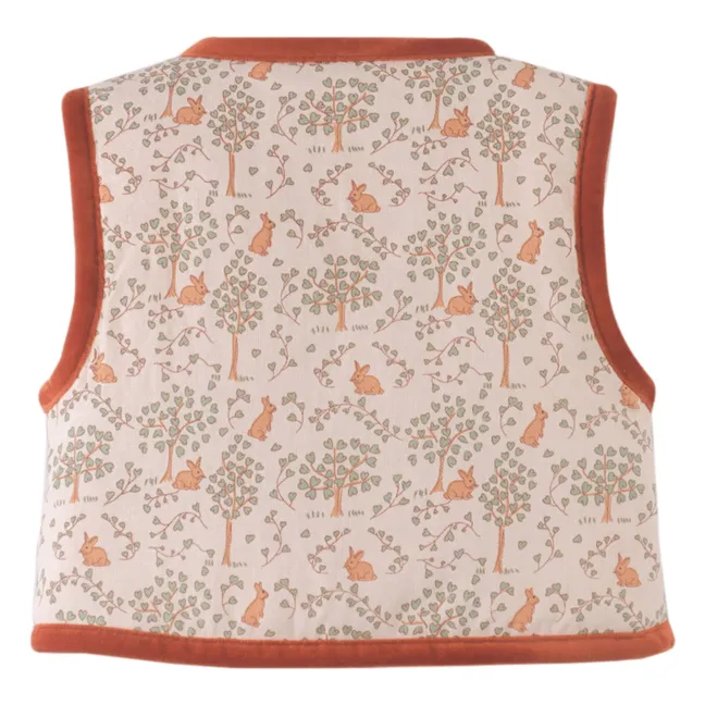 Glade Reversible Vest | Ecru