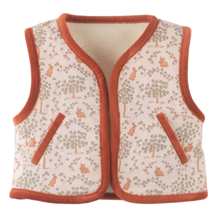 Gilet Réversible Glade | Ecru- Image produit n°0