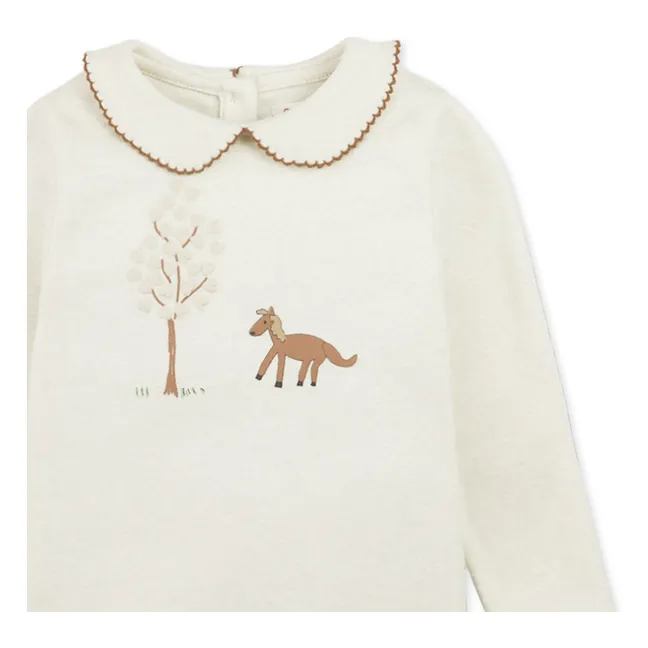 T-shirt Claire | Ecru