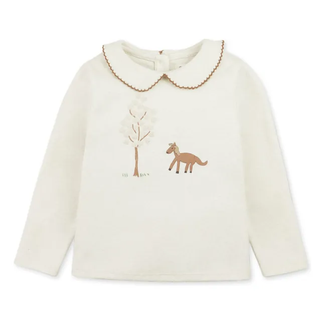 T-shirt Claire | Ecru