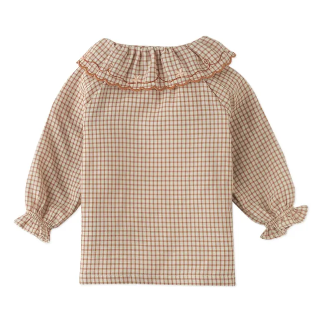 Blouse Charlotte | Marron