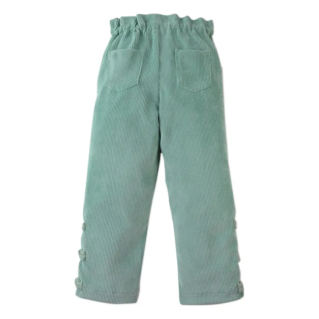 Arielle Ruffle Pants | Green water