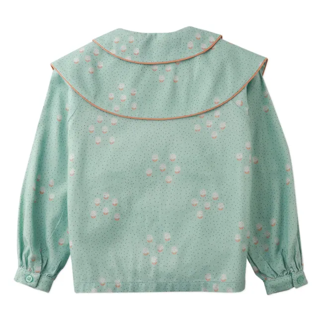 Charlize blouse | Green water