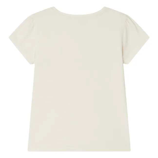 Camiseta Capricia de algodón ecológico | Crudo