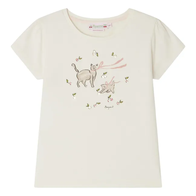 Camiseta Capricia de algodón ecológico | Crudo