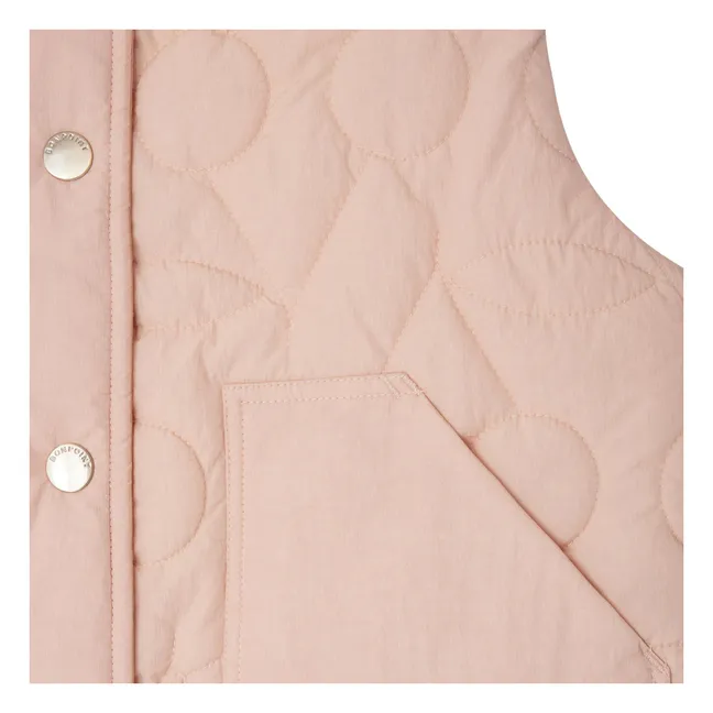 Veste Sans Manches Jilian Fibres Recyclées | Rose pâle