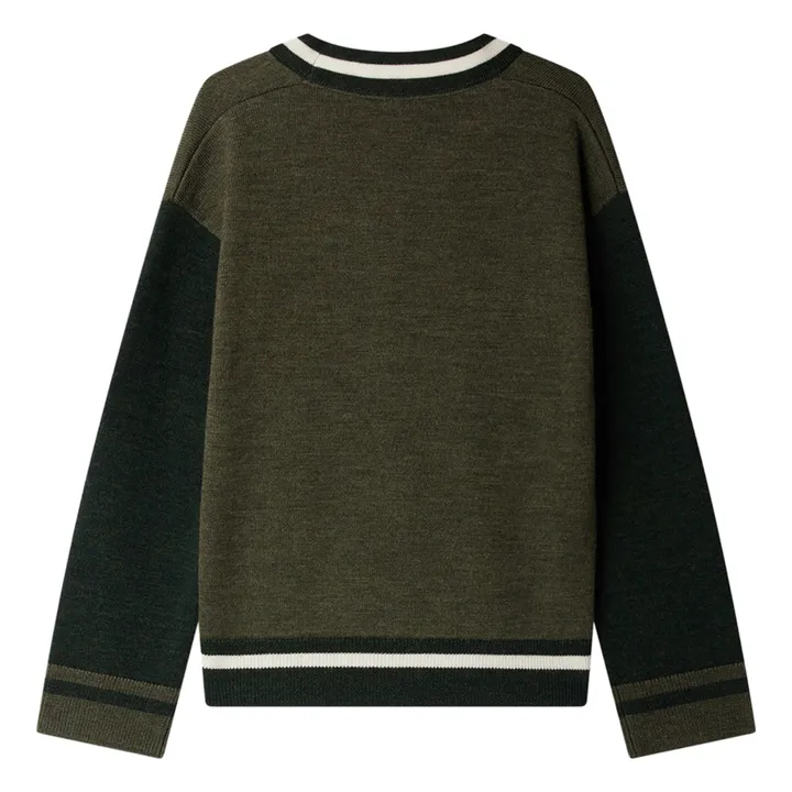 Cardigan Julian Laine | Khaki- Product image n°1