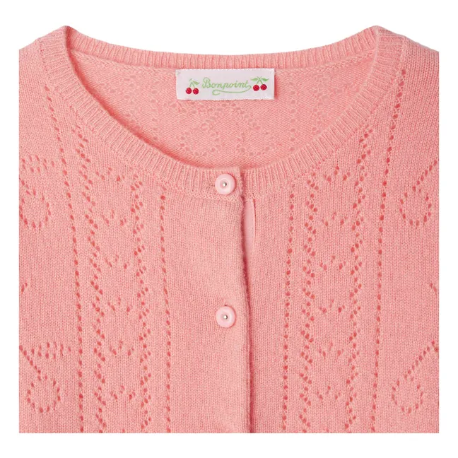Josiane Cashmere cardigan | Pink