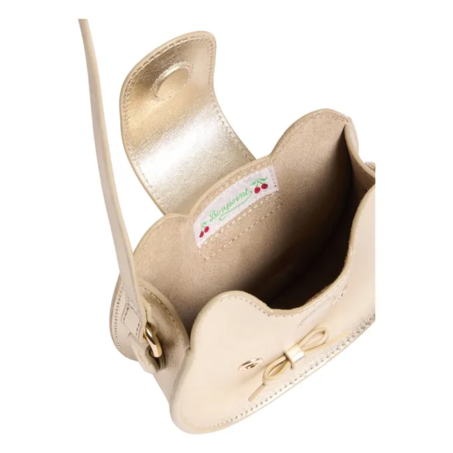 Jura Leather Bag | Gold