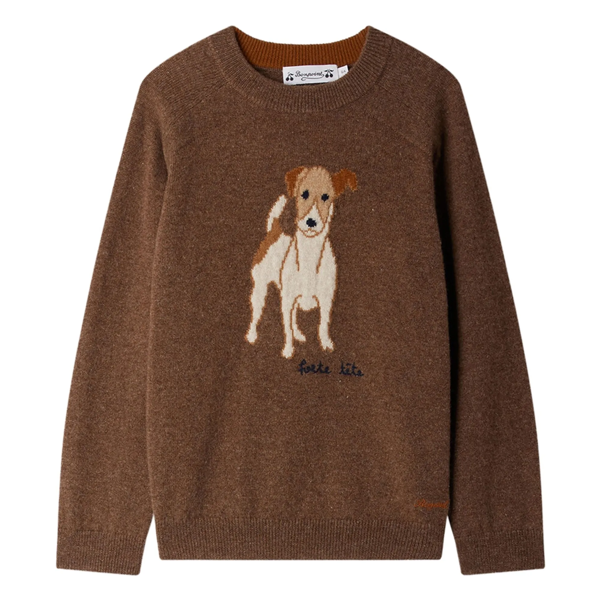 Bonpoint Boys Brown Berlioz Cashmere Sweater