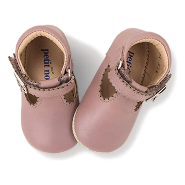 Babies T-Bar Scallop | Pink