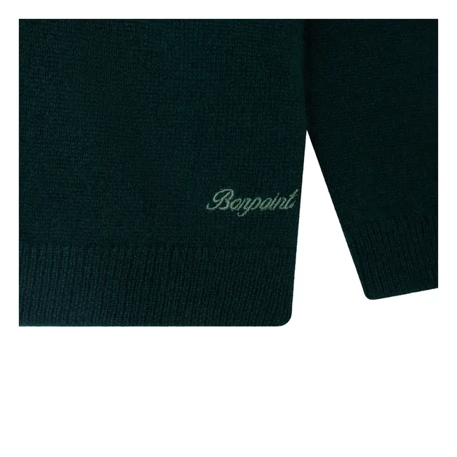 Jameson Cashmere Sweater | Chrome green