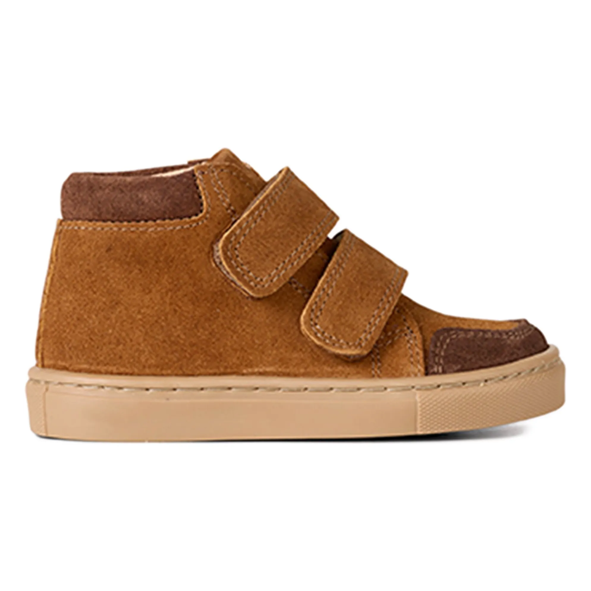 Petit Nord Brown Scratch Suede Sneakers