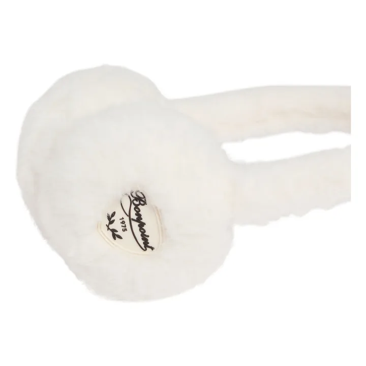 Cache-Oreilles Façon Fourrure Doline | Blanc- Image produit n°2