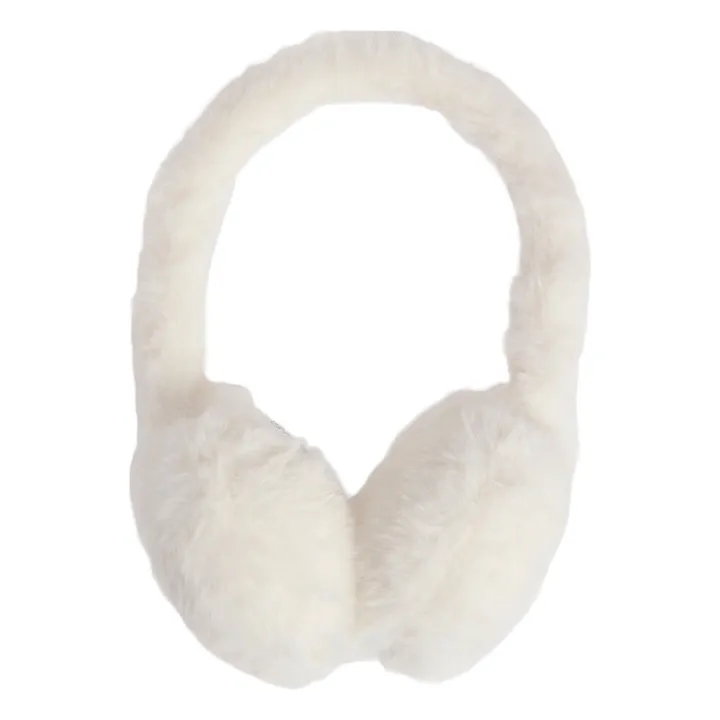 Cache-Oreilles Façon Fourrure Doline | Blanc- Image produit n°0