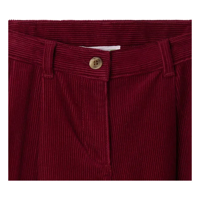 Pantalones de pana Javey | Burdeos