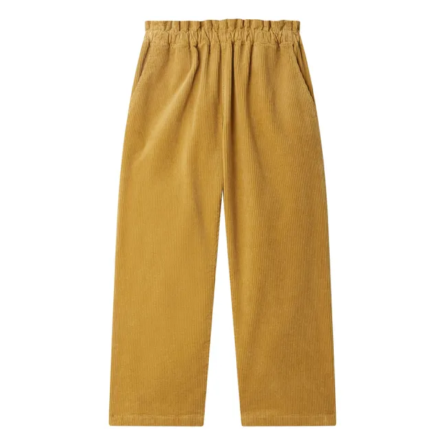 Julio Pantalones de terciopelo | Marrón Dorado