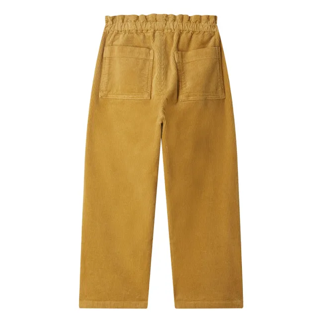 Julio Pantalones de terciopelo | Marrón Dorado