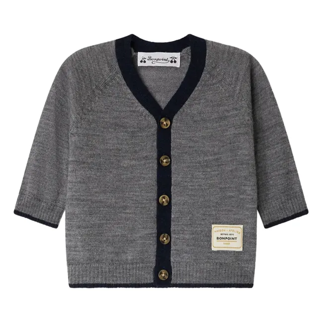 Teotim Wool Cardigan | Grey