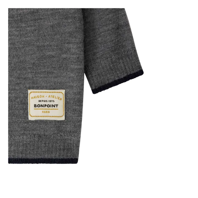 Teotim Wool Cardigan | Grey