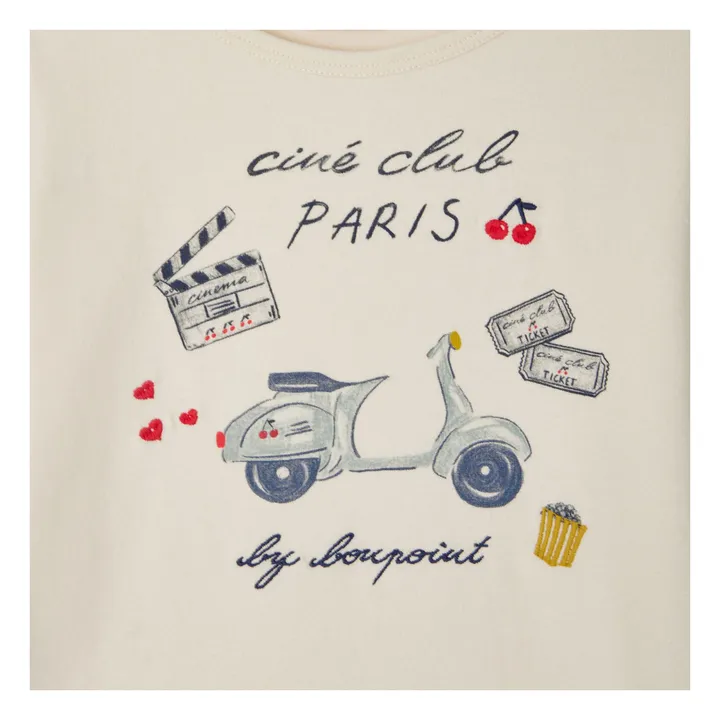 Camiseta Tidjane Paris Jersey Algodón Ecológico | Crudo- Imagen del producto n°2