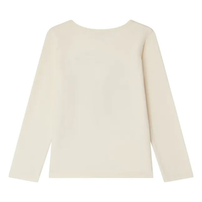 T-shirt Tidjane Paris Jersey Coton Bio | Ecru