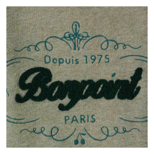 Sudadera polar de algodón orgánico Dady | Gris Jaspeado