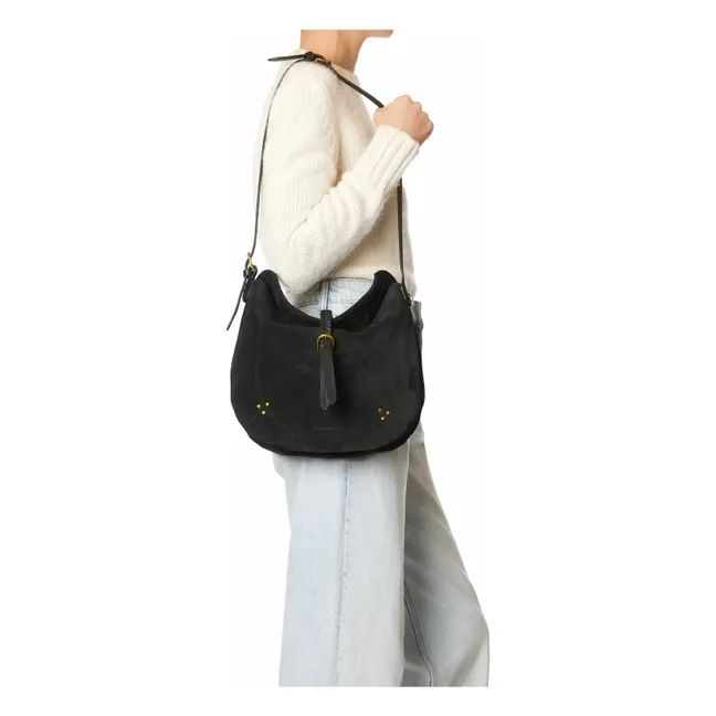 Sac Luis Croûte Velours | Noir