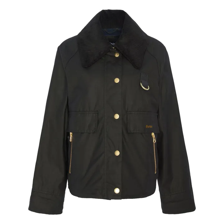 Veste Catton Cirée | Noir- Image produit n°0