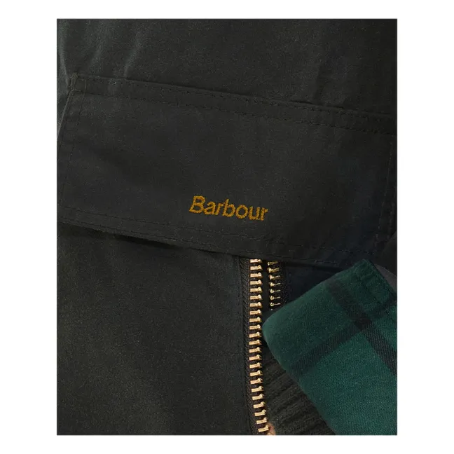 Catton Waxed Jacket | Schwarz