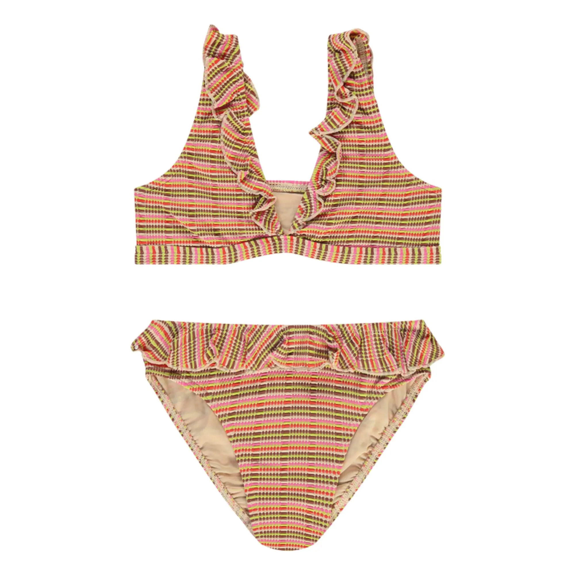 Beachlife Pink 2-Piece Striped Jersey
