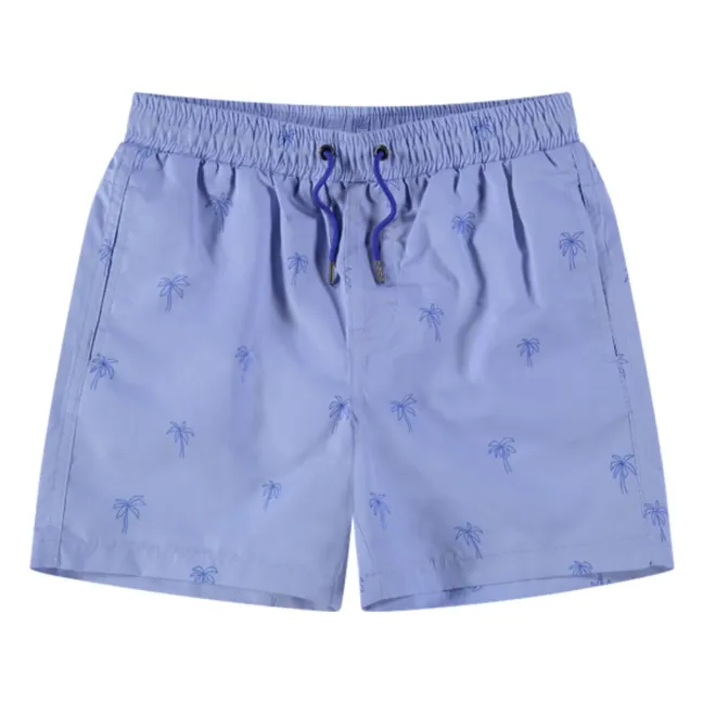 Pantalones cortos de palma | Azul