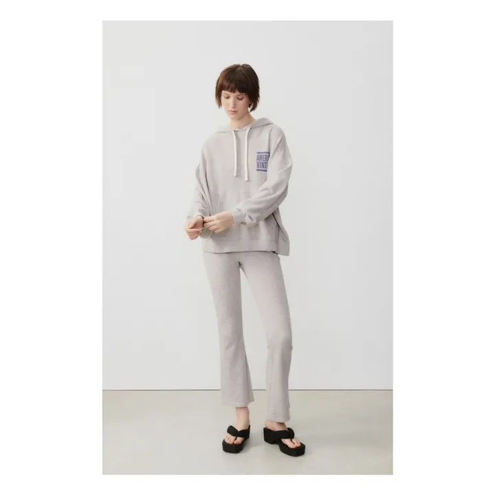 Sweat Capuche Zofbay | Gris chiné- Image produit n°4