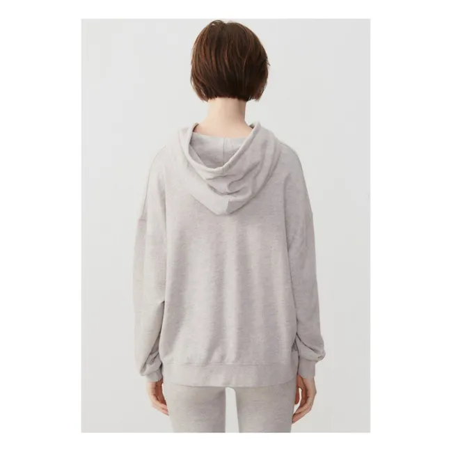 Zofbay Kapuzen-Sweatshirt | Grau Meliert