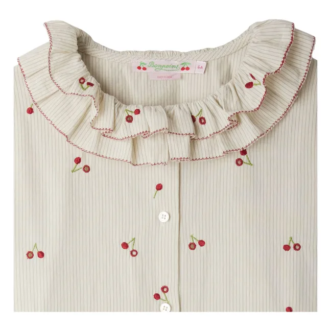 Bluse Jaffa Bio-Baumwolle | Seidenfarben