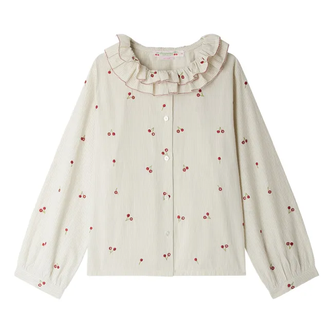 Bluse Jaffa Bio-Baumwolle | Seidenfarben