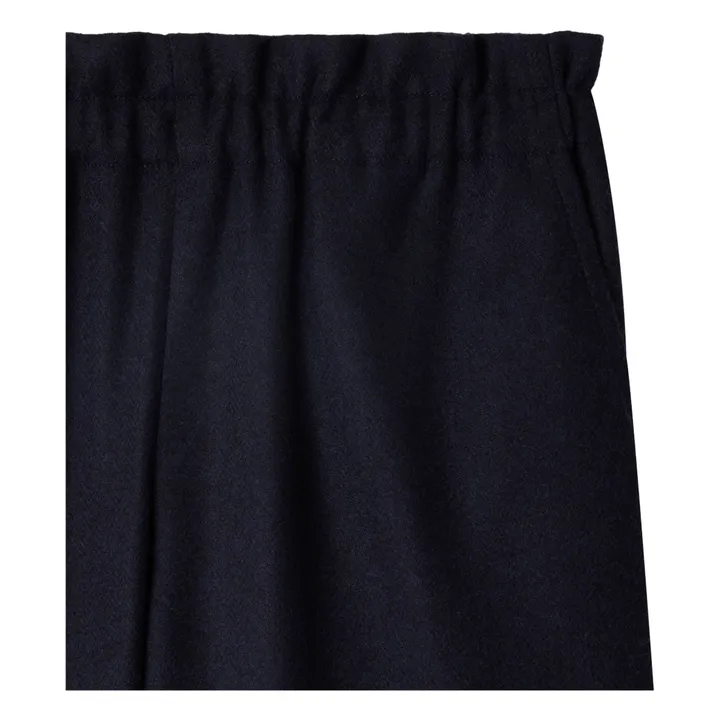Julio Pantalones de lana | Azul Noche- Imagen del producto n°2
