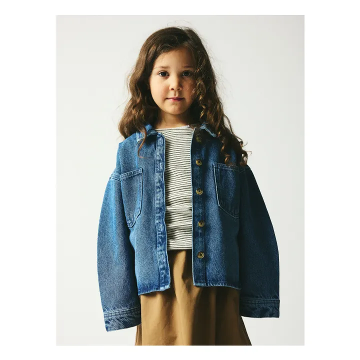 Chemise Nohr Coton Bio | Denim- Image produit n°2