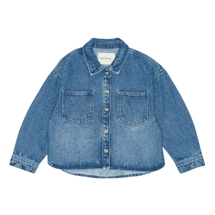 Chemise Nohr Coton Bio | Denim- Image produit n°0