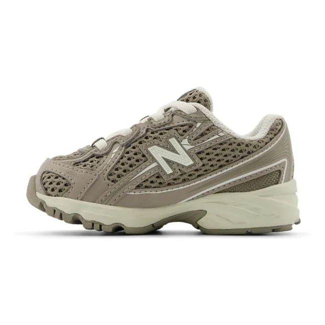 740 Zapatillas de cordones elásticos | Gris