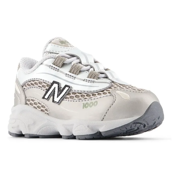 Zapatillas con cordones elásticos 1000 | Gris- Imagen del producto n°5